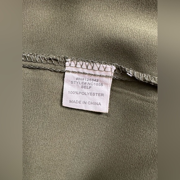 Necessary Clothing Green Cross Back Tank - Front Chest Pocket - Picture 5 of 9